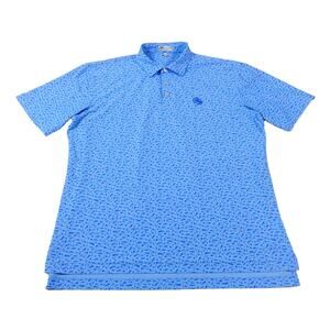 Peter Millar Guitar Sax Boat Old Sandwich Golf Performance Polo Shirt Large